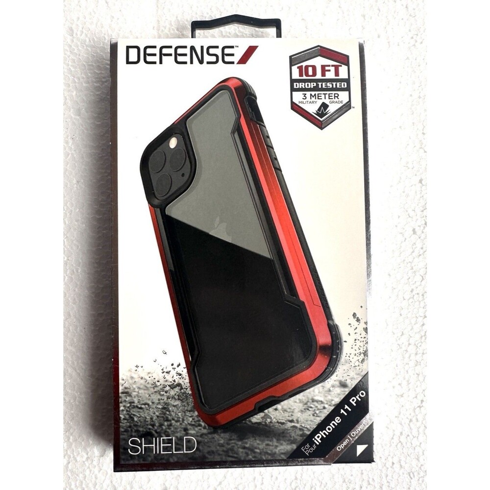 Defense Shield phone case for Iphone 11 Pro Red New